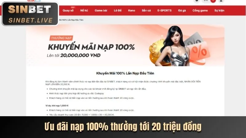 Thưởng Chào Mừng Hấp Dẫn